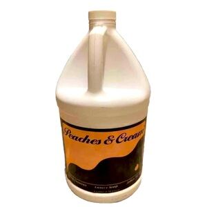 RARE Luxury Goats Milk Soap Peaches & Cream Savon Luxueux 1 gallon Discontinued